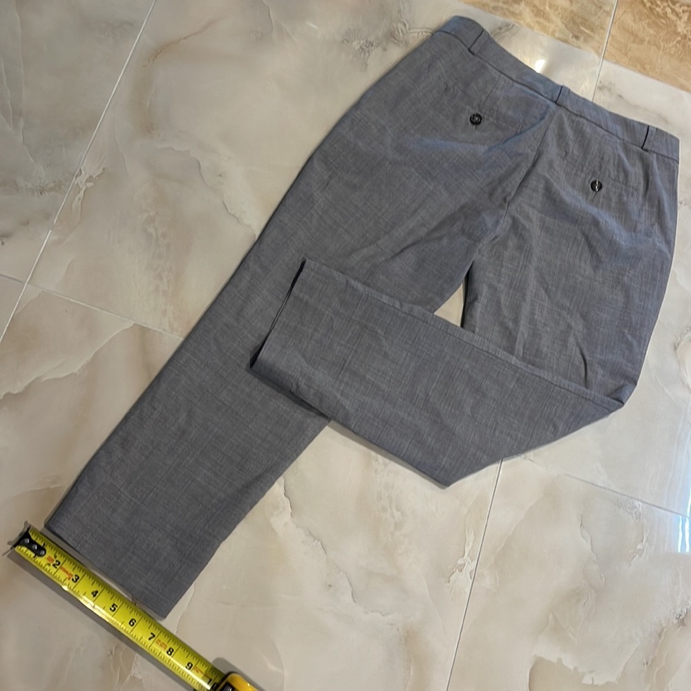 Banana Republic Grey Ankle Dress Pants - Petite